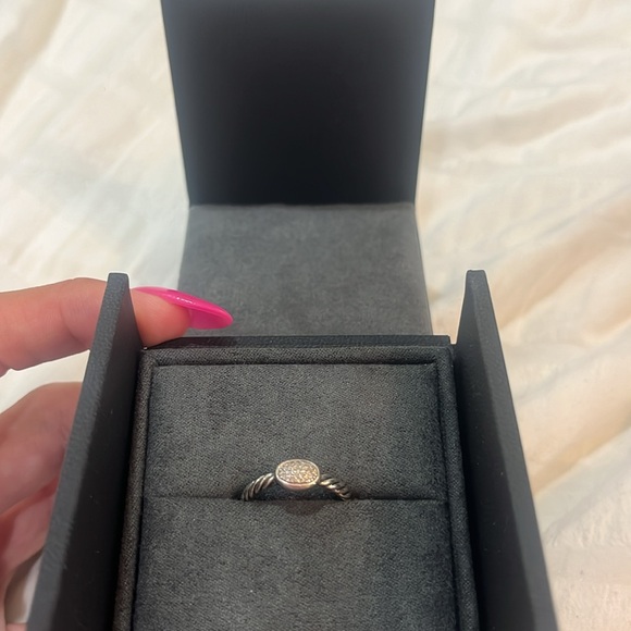 David Yurman cable oval ring - Picture 6 of 8
